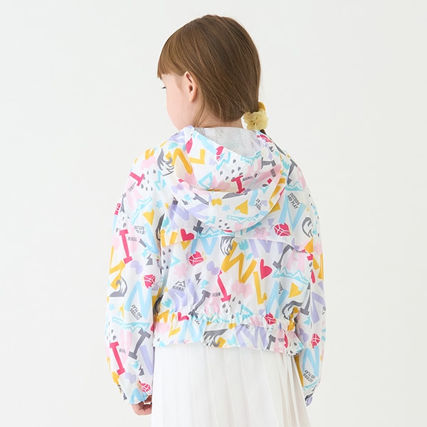 Japanese children's clothing mini#ML waterproof series thin jacket 90-140cm girls spring and summer OUTERWEAR