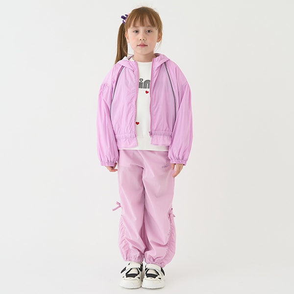 Japanese children's clothing mini#ML waterproof series thin jacket 90-140cm girls spring and summer OUTERWEAR