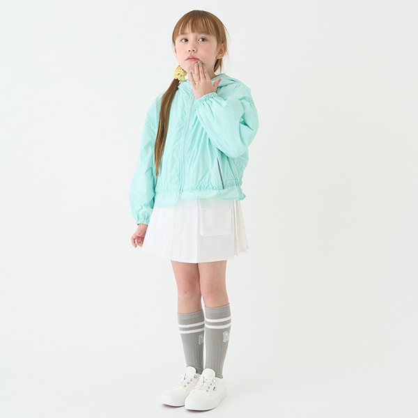 Japanese children's clothing mini#ML waterproof series thin jacket 90-140cm girls spring and summer OUTERWEAR