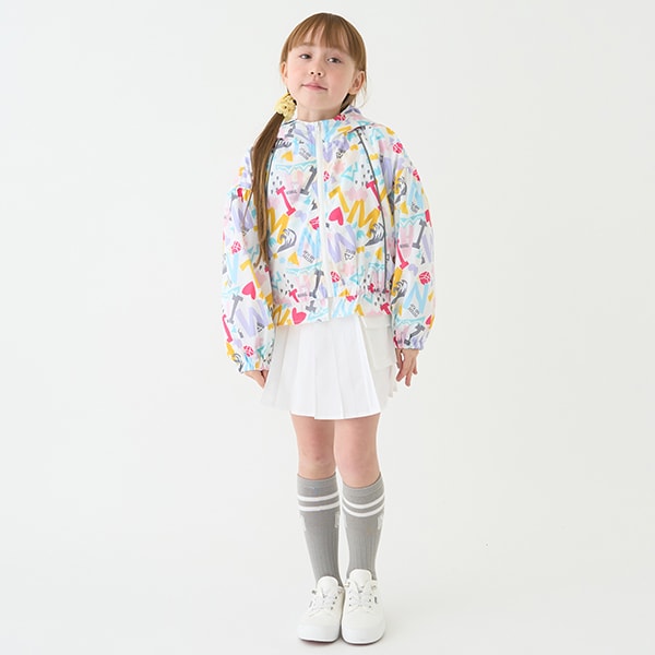 Japanese children's clothing mini#ML waterproof series thin jacket 90-140cm girls spring and summer OUTERWEAR