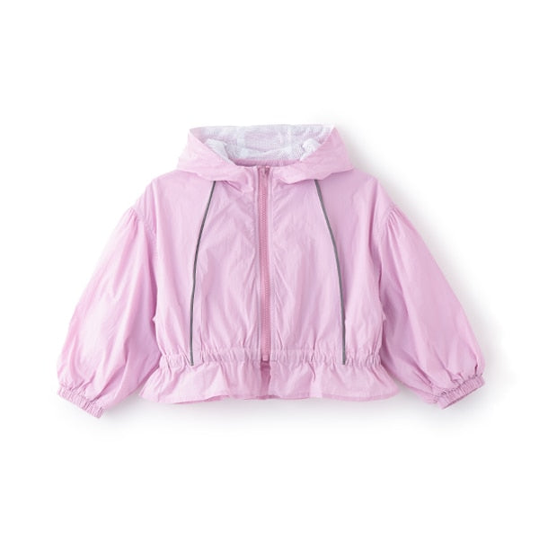 Japanese children's clothing mini#ML waterproof series thin jacket 90-140cm girls spring and summer OUTERWEAR