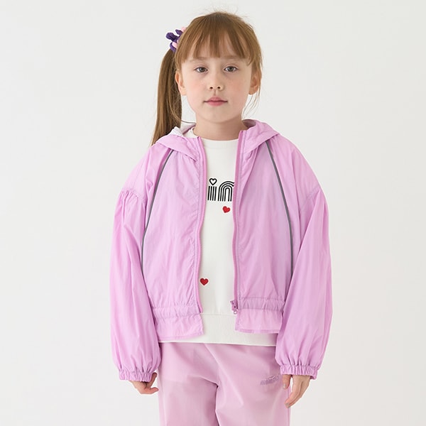 Japanese children's clothing mini#ML waterproof series thin jacket 90-140cm girls spring and summer OUTERWEAR