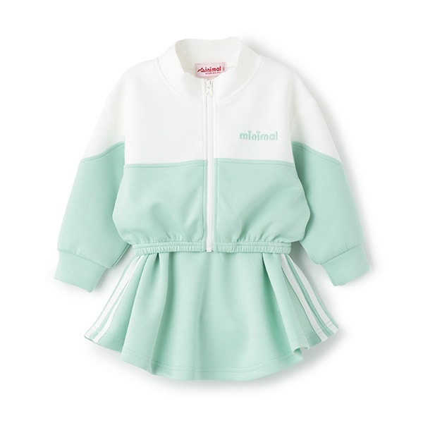 Japanese children's clothing mini #ML waterproof series quick-drying series sports series jacket and skirt two-piece set 90-140cm girls' spring and summer outerwear skirt