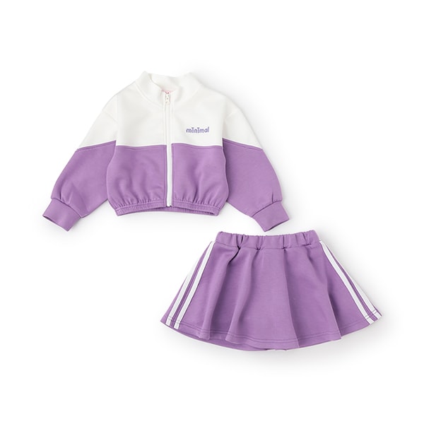 Japanese children's clothing mini #ML waterproof series quick-drying series sports series jacket and skirt two-piece set 90-140cm girls' spring and summer outerwear skirt