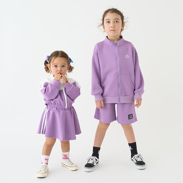 Japanese children's clothing mini #ML waterproof series quick-drying series sports series jacket and skirt two-piece set 90-140cm girls' spring and summer outerwear skirt