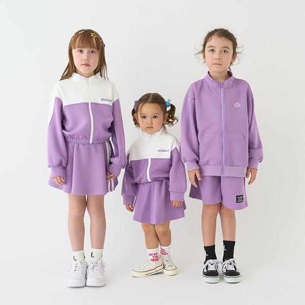 Japanese children's clothing mini #ML waterproof series quick-drying series sports series jacket and skirt two-piece set 90-140cm girls' spring and summer outerwear skirt