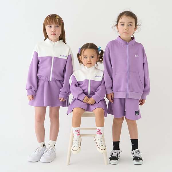 Japanese children's clothing mini #ML waterproof series quick-drying series sports series jacket and skirt two-piece set 90-140cm girls' spring and summer outerwear skirt