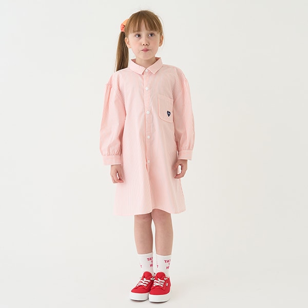 Japanese children's clothing mini#ML shirt dress 100-140cm girls spring and summer dresses