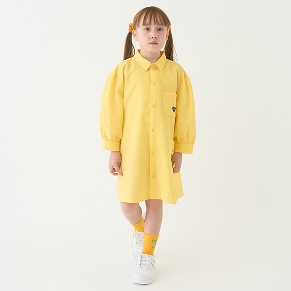 Japanese children's clothing mini#ML shirt dress 100-140cm girls spring and summer dresses