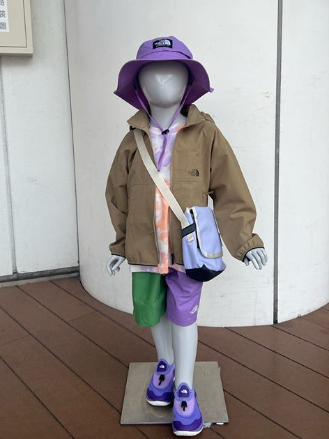 日本童裝 TNF 防UV 驅蟲性能 靜電護理 透氣 親子裝 風褸 100-120cm 男童款/女童款 夏季 OUTERWEAR