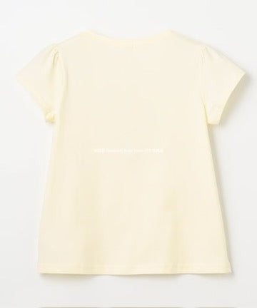 Japanese children's clothing aF#a325 3D printed top 90-160cm girls summer TOPS
