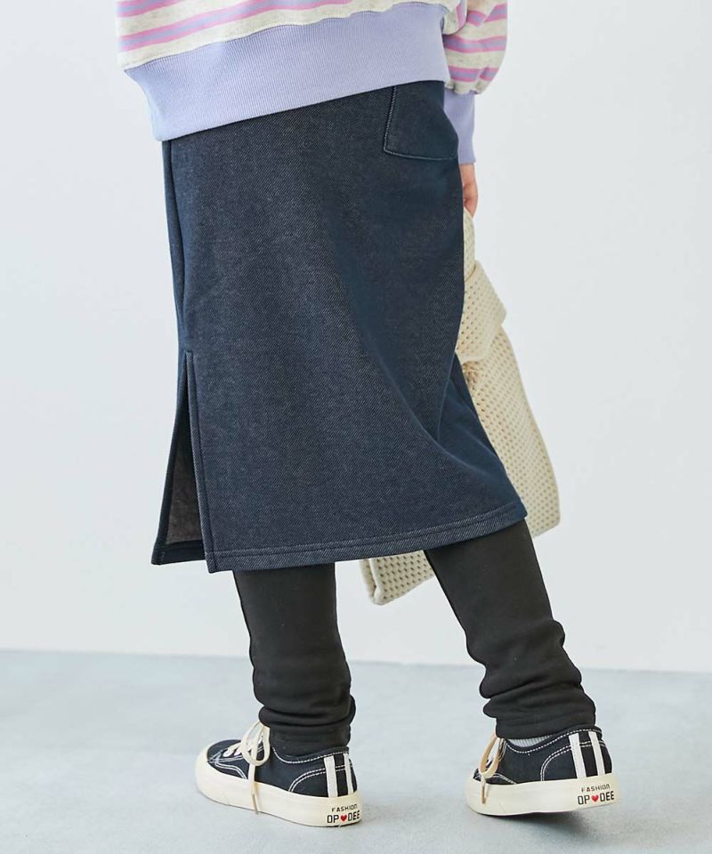 日本童裝 dev!rock 抓毛裙連打底褲 100-160cm 女童款 冬季 SKIRTS PANTS