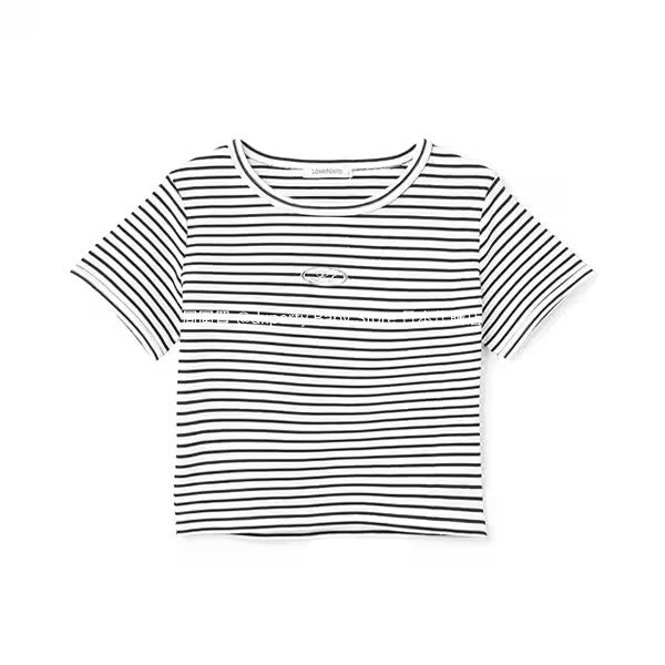Lovetoxic Japanese children's clothing cropped top 140-160cm girls summer TOPS