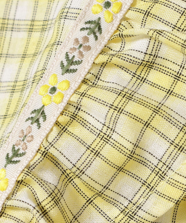 Japanese children's clothing BEAMS mini small flying sleeve top 90-150cm girls summer TOPS