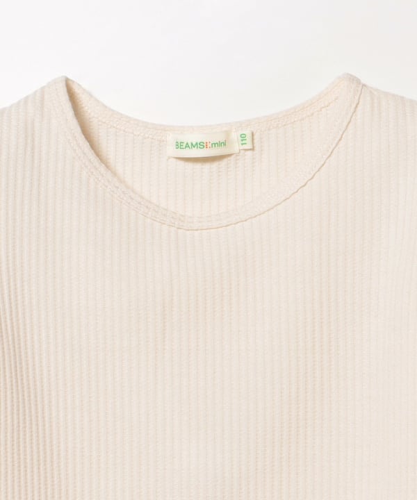Japanese children's clothing BEAMS mini small flying sleeve top 90-150cm girls summer TOPS