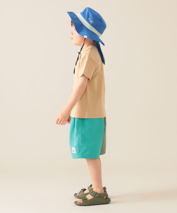 Japanese children's clothing BEAMS mini Bear pattern top 90-150cm boys' summer TOPS