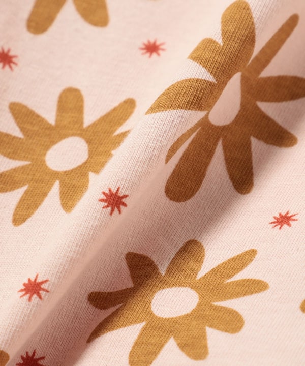 Japanese children's clothing BEAMS mini floral top 90-150cm girls summer TOPS