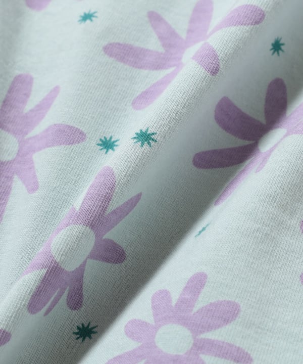 Japanese children's clothing BEAMS mini floral top 90-150cm girls summer TOPS