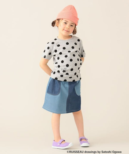 日本童裝 BEAMS mini 波點短袖上衣 90-150cm 男童款/女童款 夏季 TOPS