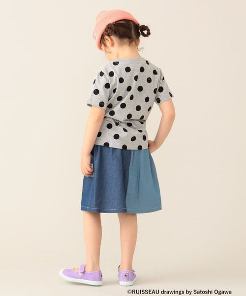 日本童裝 BEAMS mini 波點短袖上衣 90-150cm 男童款/女童款 夏季 TOPS