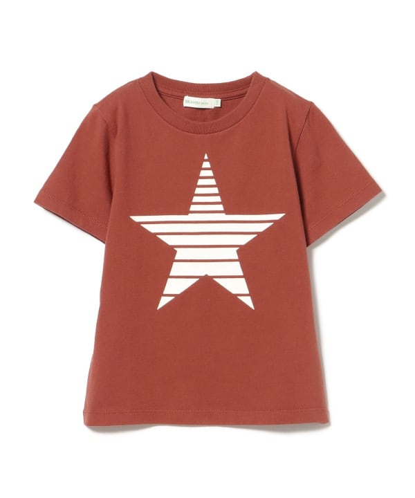 Japanese children's clothing BEAMS mini star pattern top 90-150cm boys' summer TOPS