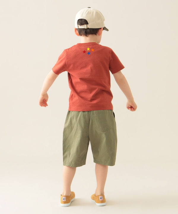 Japanese children's clothing BEAMS mini star pattern top 90-150cm boys' summer TOPS