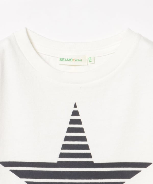 Japanese children's clothing BEAMS mini star pattern top 90-150cm boys' summer TOPS