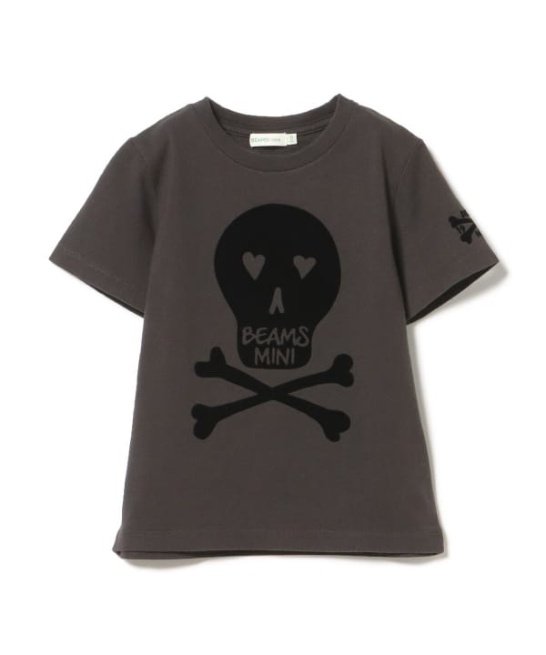 Japanese children's clothing BEAMS mini skull top 90-150cm boys' summer TOPS
