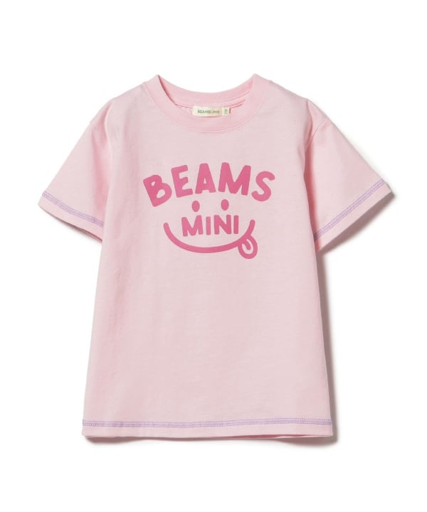 Japanese children's clothing BEAMS mini parent-child short-sleeved tops 90-130cm boys'/girls' summer TOPS