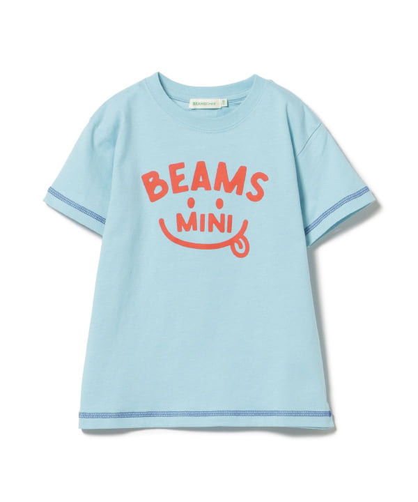 Japanese children's clothing BEAMS mini parent-child short-sleeved tops 90-130cm boys'/girls' summer TOPS
