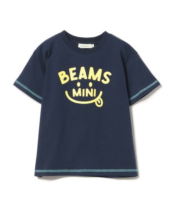 Japanese children's clothing BEAMS mini parent-child short-sleeved tops 90-130cm boys'/girls' summer TOPS