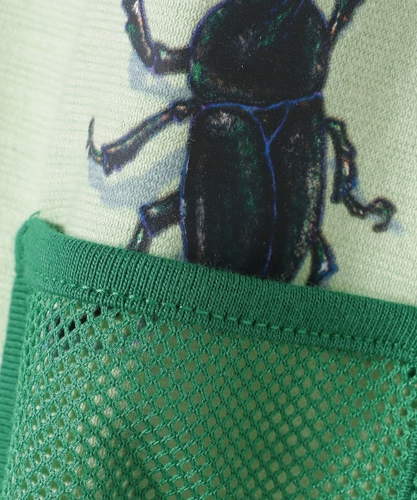 Japanese children's clothing BEAMS mini insect pattern top 90-130cm boys' summer TOPS