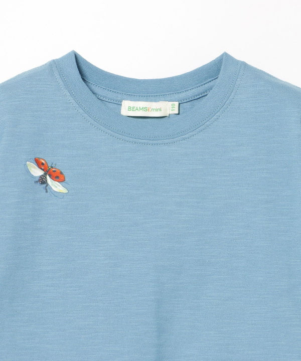Japanese children's clothing BEAMS mini insect pattern top 90-130cm boys' summer TOPS