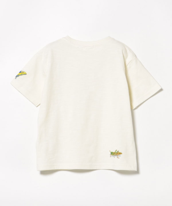Japanese children's clothing BEAMS mini insect pattern top 90-130cm boys' summer TOPS