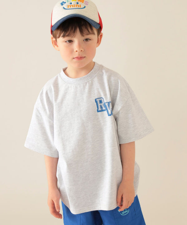 Japanese children's clothing BEAMS mini printed top 90-150cm boys' summer TOPS