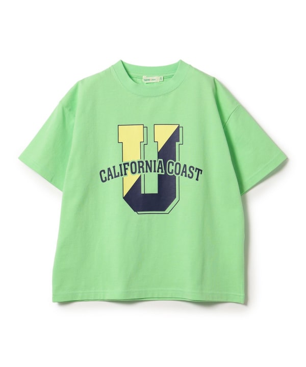 Japanese children's clothing BEAMS mini printed top 90-150cm boys' summer TOPS