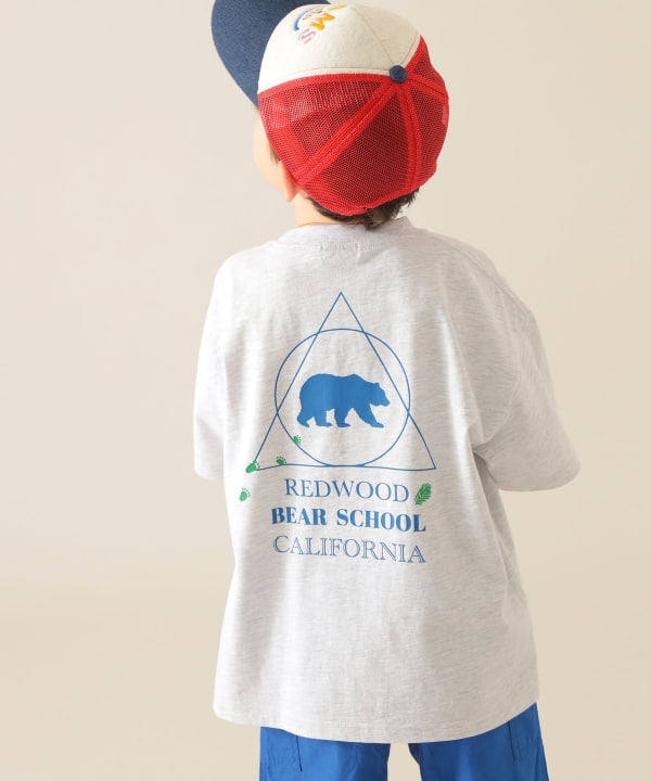 Japanese children's clothing BEAMS mini printed top 90-150cm boys' summer TOPS