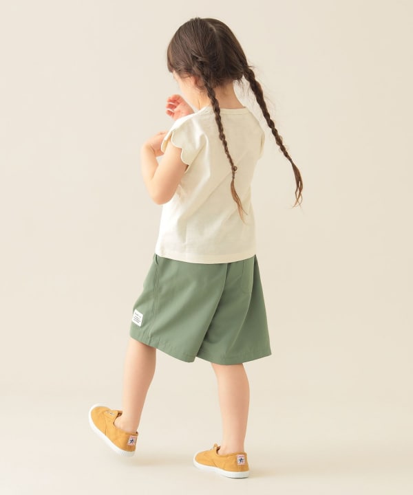 Japanese children's clothing BEAMS mini cute tops 90-150cm girls summer TOPS