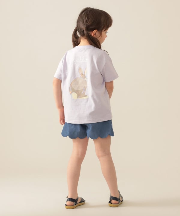 Japanese children's clothing BEAMS mini animal pattern tops 90-150cm boys/girls summer TOPS
