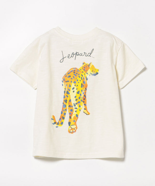 Japanese children's clothing BEAMS mini animal pattern tops 90-150cm boys/girls summer TOPS