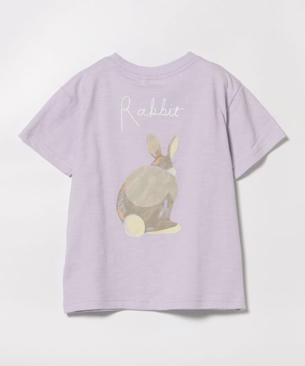 Japanese children's clothing BEAMS mini animal pattern tops 90-150cm boys/girls summer TOPS