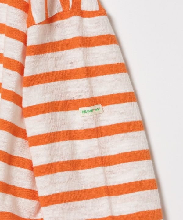 Japanese children's clothing BEAMS mini striped top 90-150cm boys/girls summer TOPS