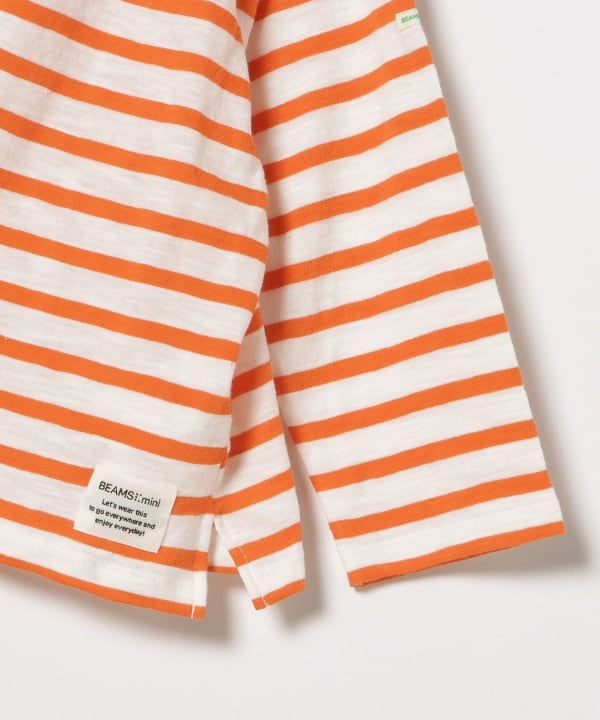 Japanese children's clothing BEAMS mini striped top 90-150cm boys/girls summer TOPS