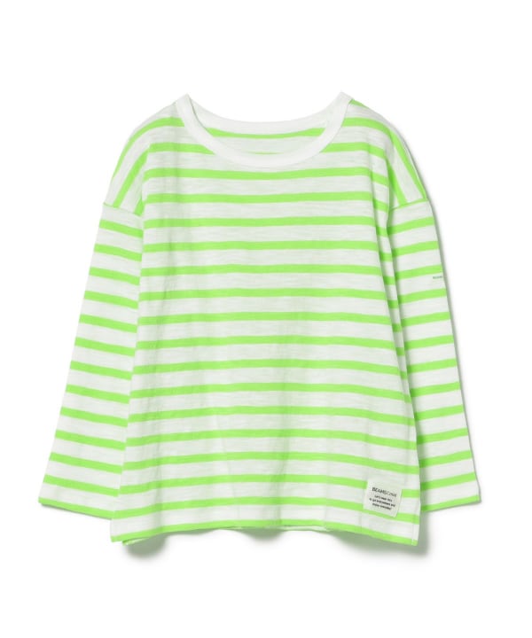 Japanese children's clothing BEAMS mini striped top 90-150cm boys/girls summer TOPS