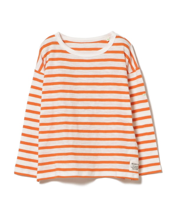Japanese children's clothing BEAMS mini striped top 90-150cm boys/girls summer TOPS