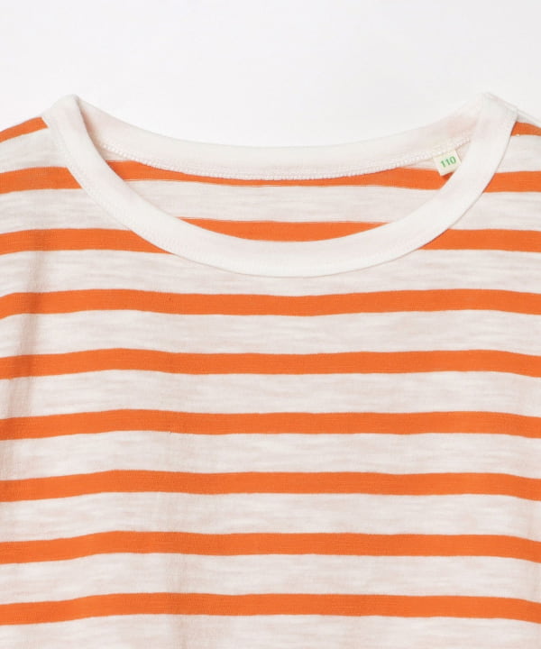 Japanese children's clothing BEAMS mini striped top 90-150cm boys/girls summer TOPS