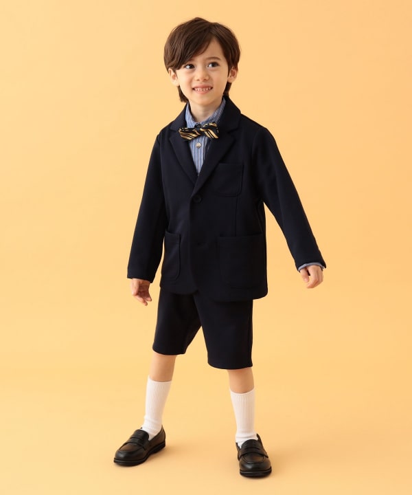 Japanese children's clothing BEAMS mini suit jacket 110-130cm boys' summer OUTERWEAR interview / banquet / performance