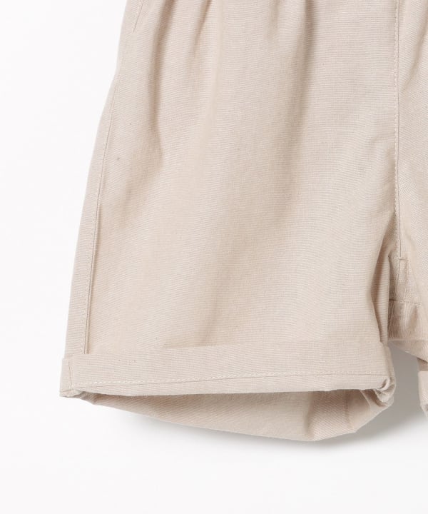 Japanese BEAMS Mini Embroidery Two-Piece Set (90-150cm) for Girls (Summer TOPS PANTS)