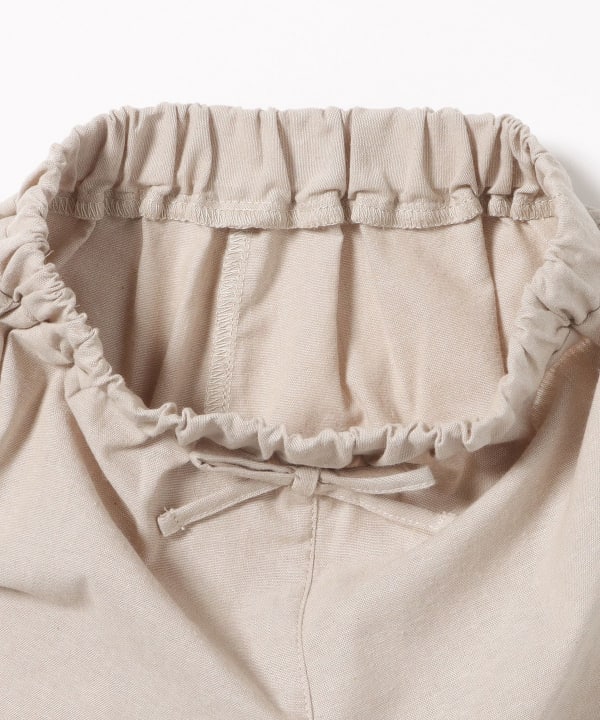 Japanese BEAMS Mini Embroidery Two-Piece Set (90-150cm) for Girls (Summer TOPS PANTS)