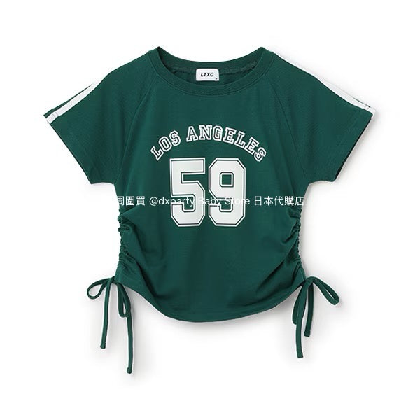 Lovetoxic Japanese children's clothing drawstring top 130-170cm girls summer TOPS